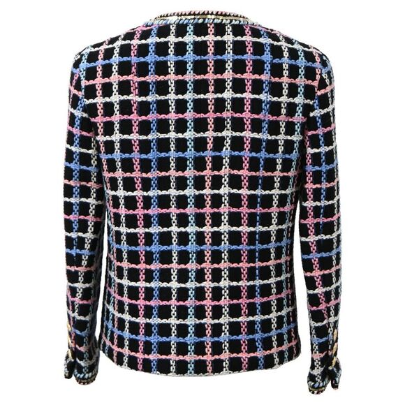 Chanel 2022 Printed Evening Tweed Jacket in Multicolor Cotton - Picture 3 of 5